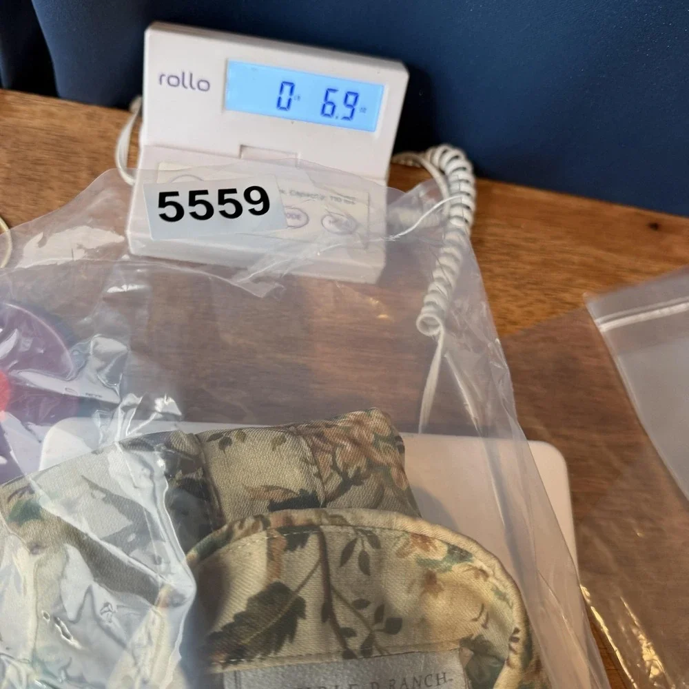 Double D Ranch Button-Up Womens XS Beige Floral Chiffon Lightweight Long Sleeve - Picture 13 of 13